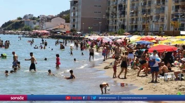 Tekirdağ sahillerinde yoğunluk yaşanıyor