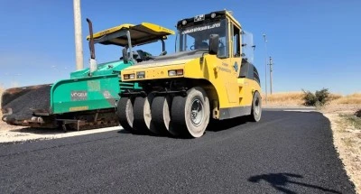 Teknokent B&ouml;lgesi&rsquo;nde sıcak asfalt &ccedil;alışması başlatıldı