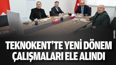 Teknokent&rsquo;te yeni d&ouml;nem &ccedil;alışmaları ele alındı