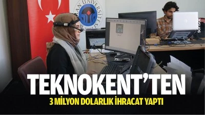 Teknokent&rsquo;ten 3 milyon dolarlık ihracat yaptı
