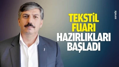 Tekstil fuarı hazırlıkları başladı