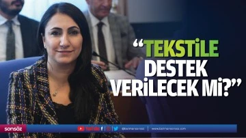 &ldquo;Tekstile destek verilecek mi?&rdquo;