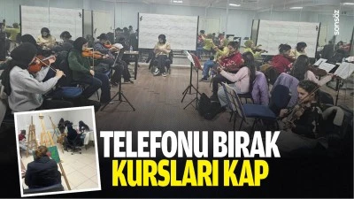 Telefonu bırak, kursları kap