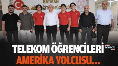 Telekom &Ouml;ğrencileri, Amerika yolcusu&hellip;