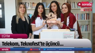 Telekom, Teknofest&rsquo;te &uuml;&ccedil;&uuml;nc&uuml;&hellip;