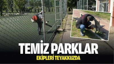 Temiz parklar ekipleri teyakkuzda
