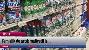 Temizlik de artık maliyetli iş&hellip;
