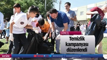 Temizlik kampanyası d&uuml;zenlendi