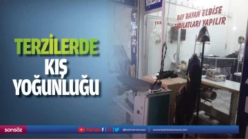 Terzilerde kış yoğunluğu