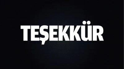 Teşekk&uuml;r
