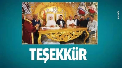 Teşekk&uuml;r