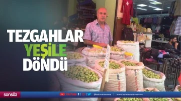 Tezgahlar yeşile d&ouml;nd&uuml;