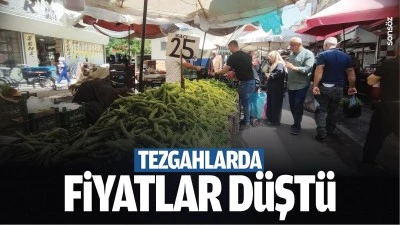Tezgahlarda fiyatlar d&uuml;şt&uuml;