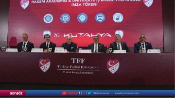 TFF Hakem Akademisi ile 5 &uuml;niversite arasında iş birliği protokol&uuml; imzalandı