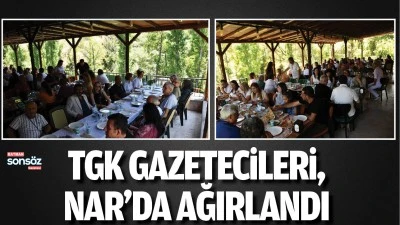 TGK Gazetecileri, Nar&rsquo;da ağırlandı