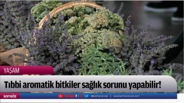 Tıbbi aromatik bitkiler sağlık sorunu yapabilir!
