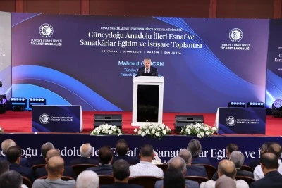 Ticaret Bakan Yardımcısı Mahmut G&uuml;rcan Şanlıurfa'da konuştu