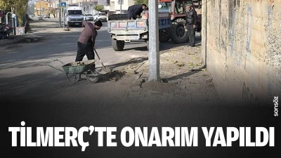Tilmer&ccedil;&rsquo;te onarım yapıldı