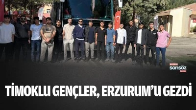 Timoklu Gen&ccedil;ler, Erzurum&rsquo;u gezdi