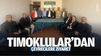 Tımoklular&rsquo;dan &ccedil;evrecilere ziyaret&hellip;