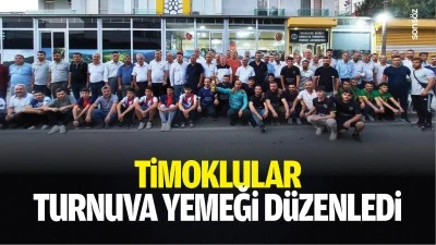 Timoklular, turnuva yemeği d&uuml;zenledi