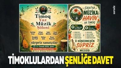 Timoklulardan şenliğe davet