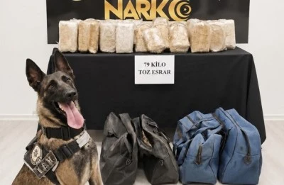 Tırda 79 kilogram esrar ele ge&ccedil;irildi