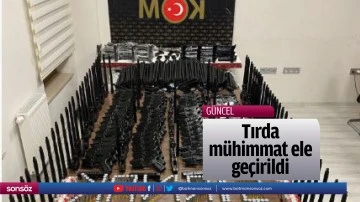 Tırda m&uuml;himmat ele ge&ccedil;irildi