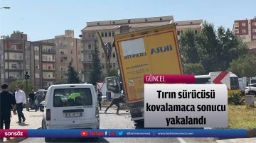 Tırın s&uuml;r&uuml;c&uuml;s&uuml; kovalamaca sonucu yakalandı