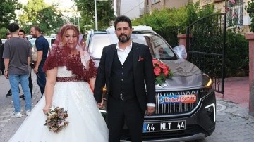Togg gelin arabası oldu
