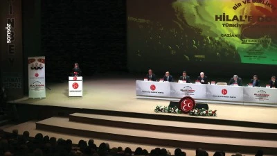 Topcu "Bir ve Birlikte Hilal'e Doğru T&uuml;rkiye Toplantıları"na katıldı