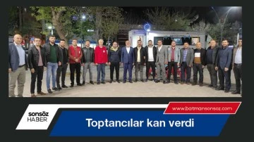 Toptancılar kan verdi