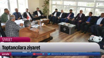 Toptancılara ziyaret