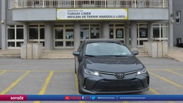 Toyota, Kahramanmaraş'ta bir okula otomobil hibe etti
