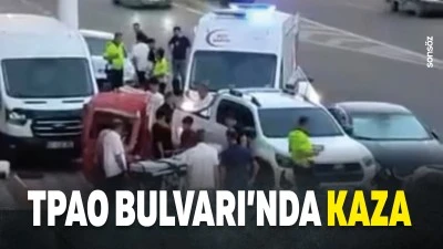 TPAO Bulvarı'nda kaza