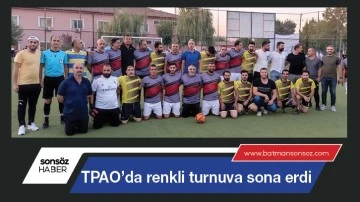 TPAO&rsquo;da renkli turnuva sona erdi