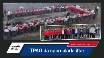 TPAO&rsquo;da sporcularla iftar
