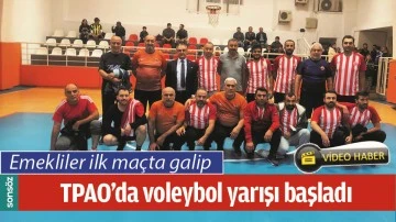 TPAO&rsquo;DA VOLEYBOL YARIŞI BAŞLADI