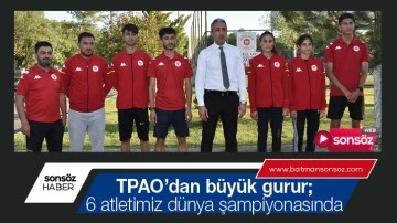 TPAO&rsquo;dan b&uuml;y&uuml;k gurur