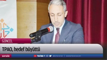 TPAO, hedef b&uuml;y&uuml;tt&uuml;