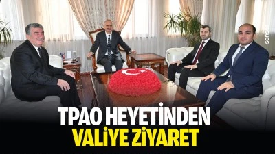 TPAO heyetinden valiye ziyaret