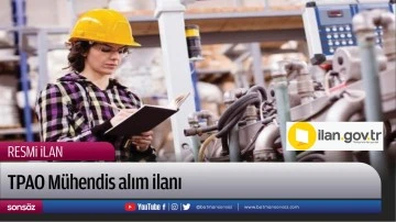 TPAO M&uuml;hendis alım ilanı