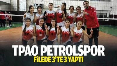 TPAO Petrolspor filede 3&rsquo;te 3 yaptı