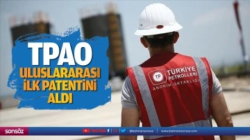 TPAO uluslararası ilk patentini aldı
