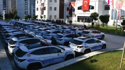 Trabzon Emniyet M&uuml;d&uuml;rl&uuml;ğ&uuml;ne 148 ara&ccedil; tahsis edildi