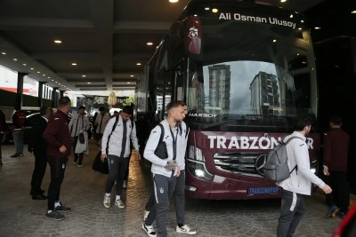 Trabzonspor kafilesi Gaziantep'e geldi