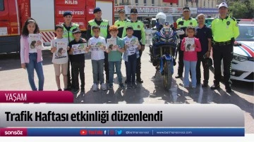 Trafik Haftası etkinliği d&uuml;zenlendi