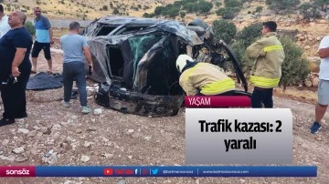 Trafik kazası: 2 yaralı