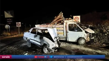 Trafik kazasında 2 kişi ağır yaralandı