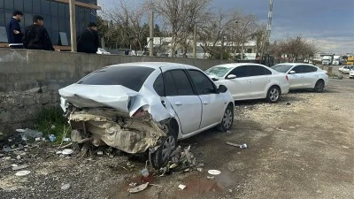 Trafik kazasında 2 kişi yaralandı